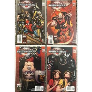 Ultimate Spider-Man #120, 121, 122, 123 (2008 Marvel) Lot of 4 - X-Men Venom